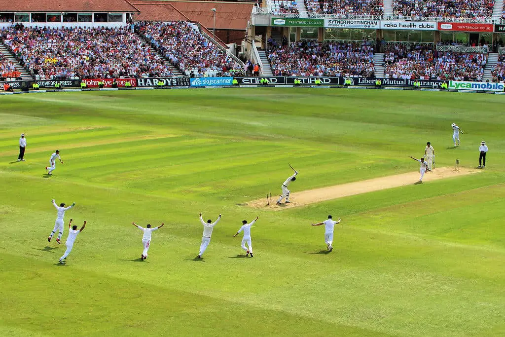 photo from watching a live Ashes test match